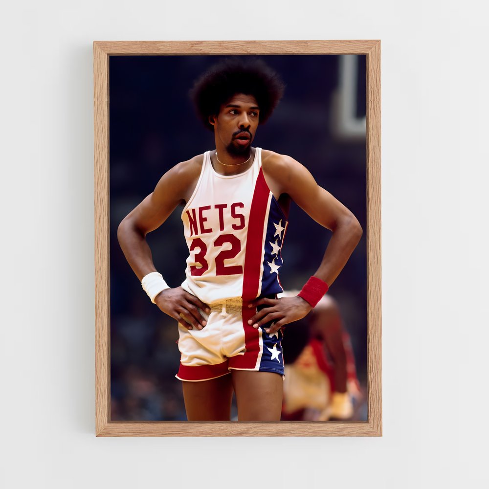 Poster Dr. J en Action – affiche Basketball (vue 4)